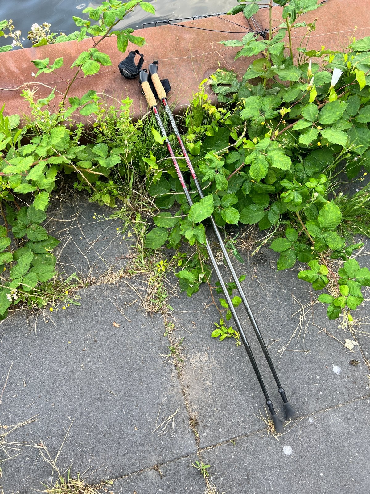 Nordic Walking Stokken 126 cm - Niet Uitklapbaar, Ophalen, Gebruikt, Wandelstok