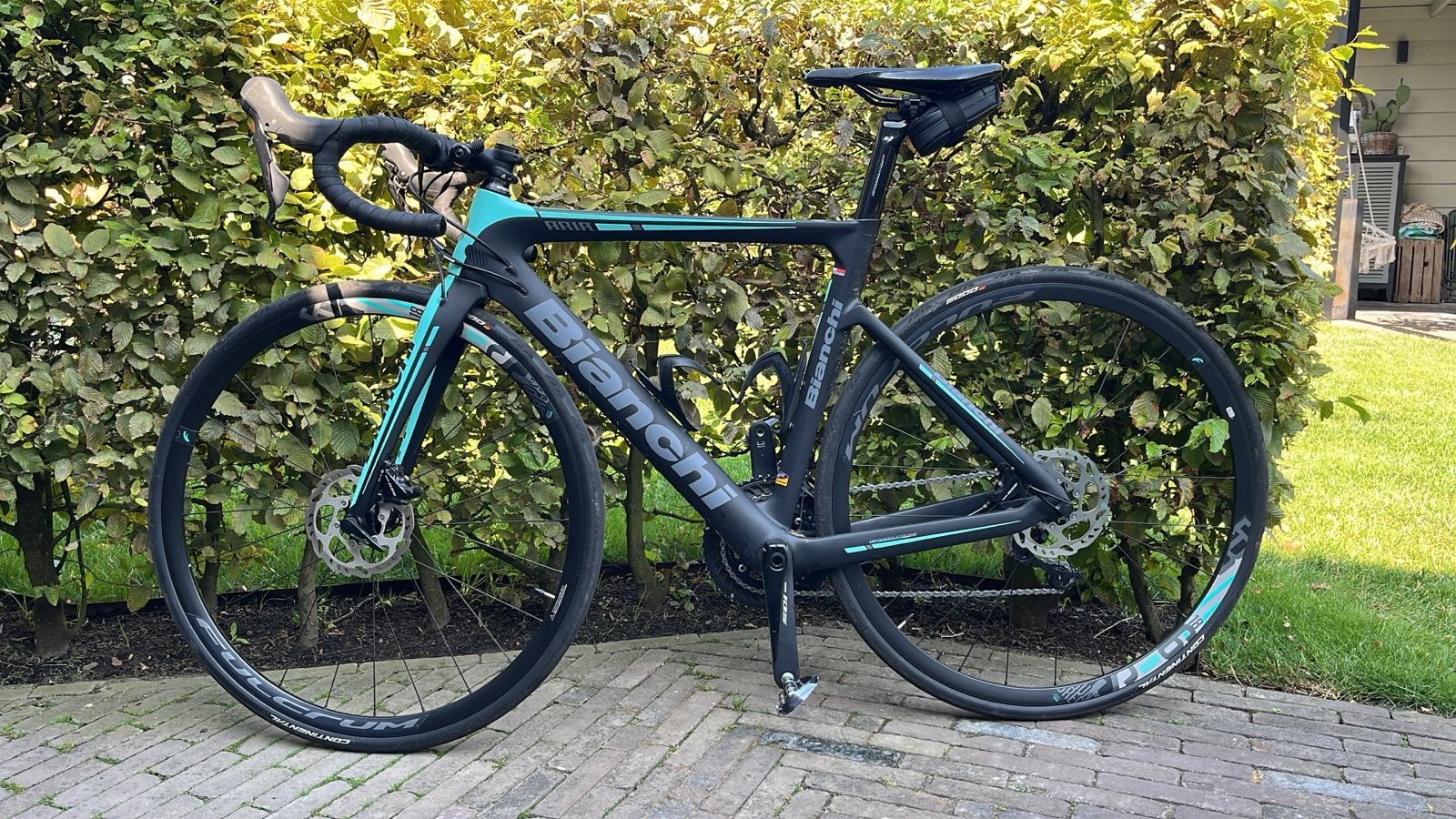 Bianchi Aria Disc 53 Shimano 105 carbon racefiets, Fietsen en Brommers, 28 inch, Carbon, Heren, Zo goed als nieuw