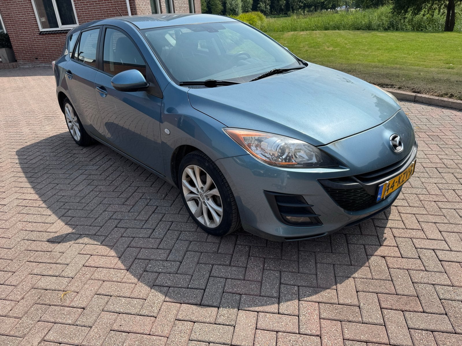 Mazda 3 1.6 GT-M Line Nieuwe APK, Voorwielaandrijving, 4 cilinders, Blauw, Origineel Nederlands