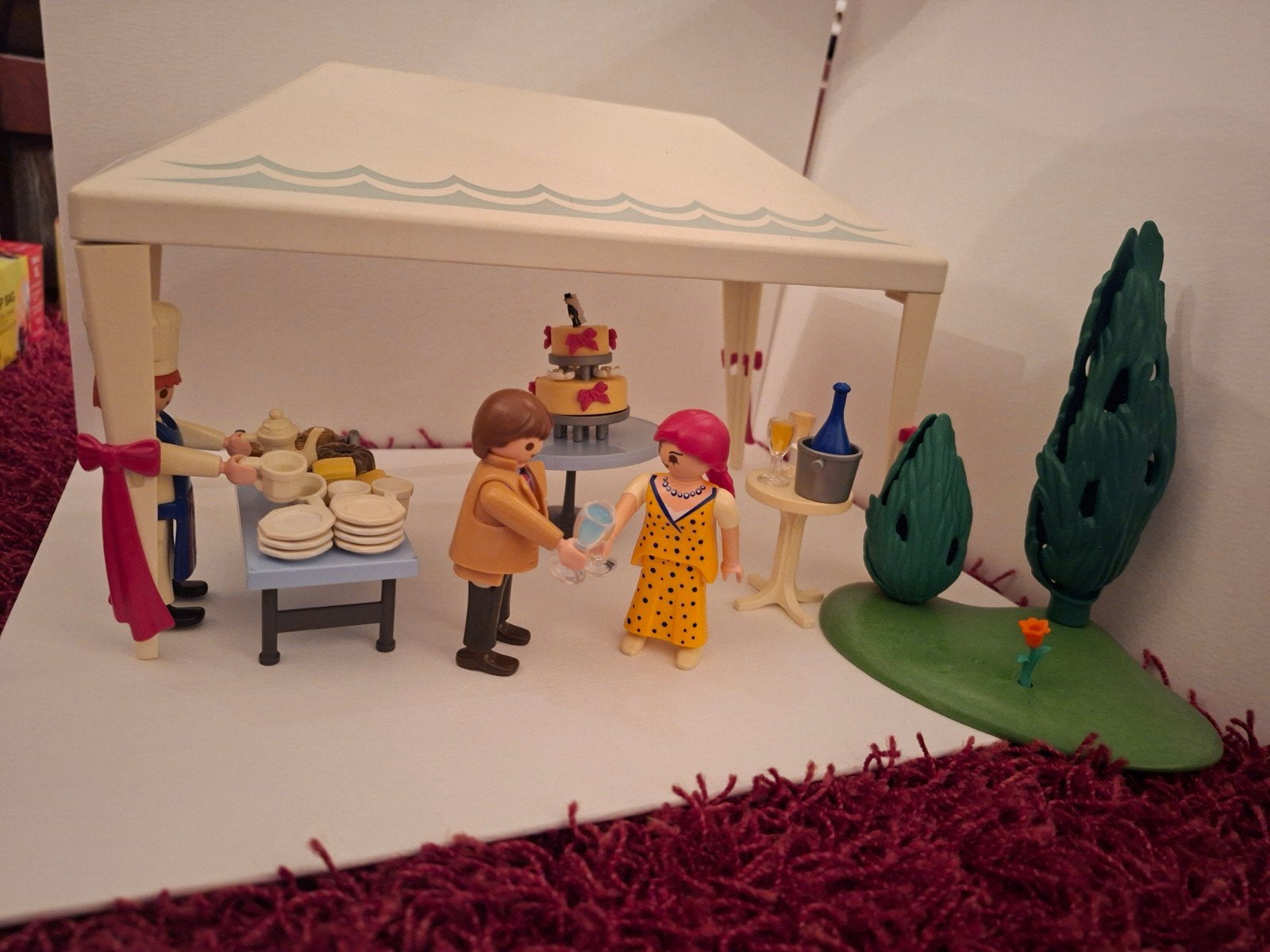 Playmobil 4308: partytent met gasten, Kinderen en Baby's, Speelgoed | Playmobil, Ophalen, Gebruikt, Complete set, City life