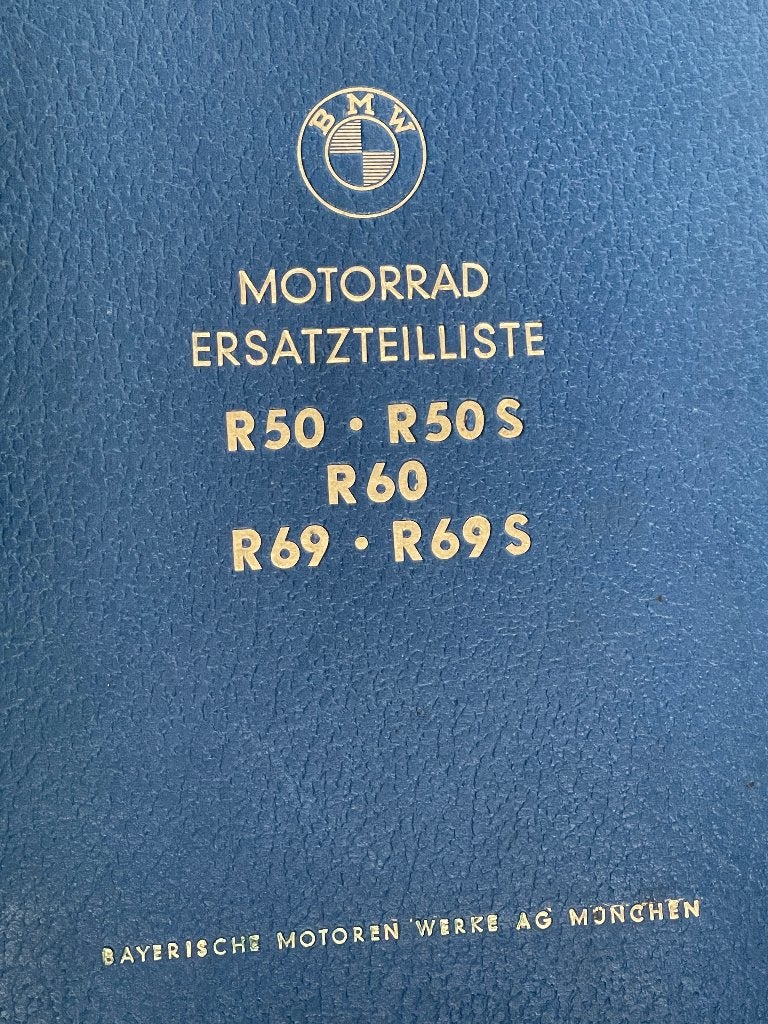 Originele BMW Motorrad Ersatzteilliste,– 1961  R50 / R50S, Motoren, Ophalen of Verzenden, BMW