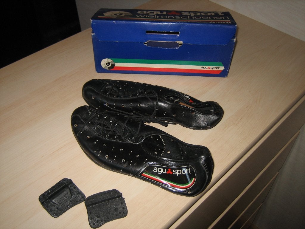 Vintage wielrenschoenen, Sport en Fitness, Ophalen of Verzenden, Zo goed als nieuw, Schoenen