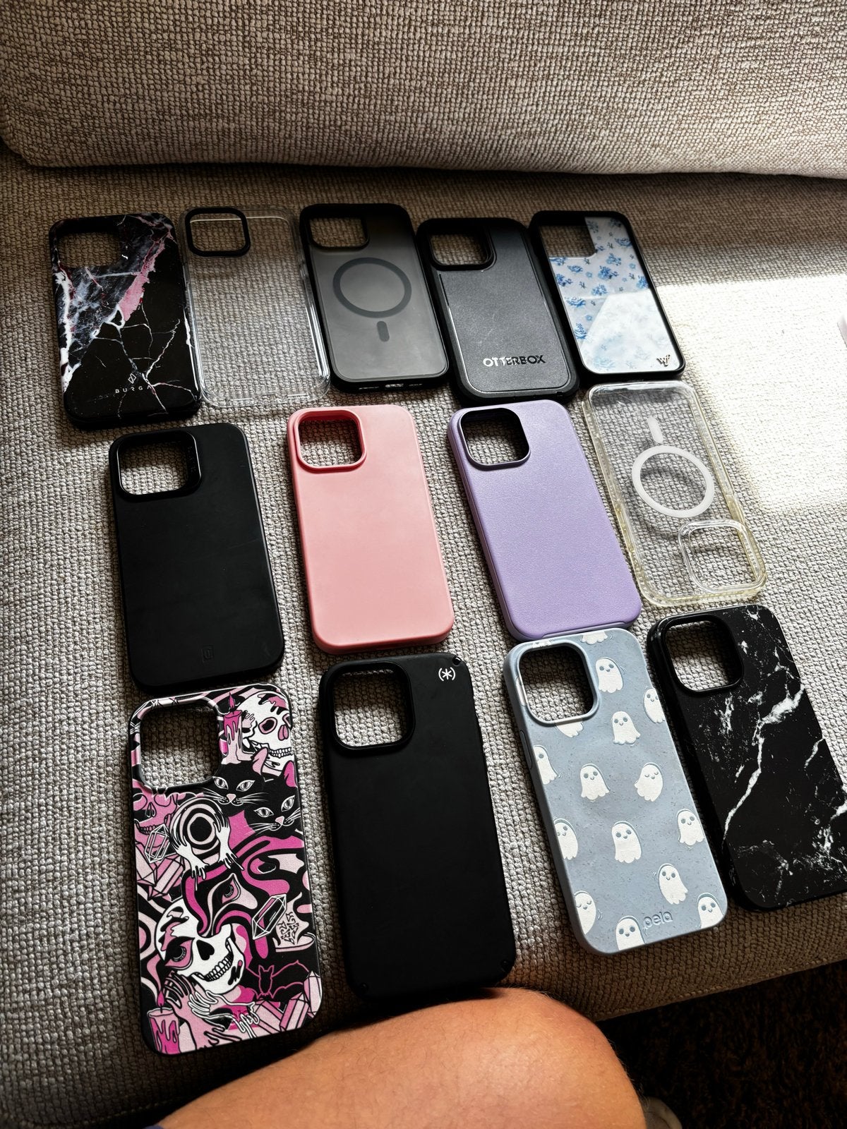 Diverse dure iPhone hoesjes 14 pro max. Totaal 13, MagSafe, Verzenden, Hoesje of Tasje, IPhone 12 Pro Max