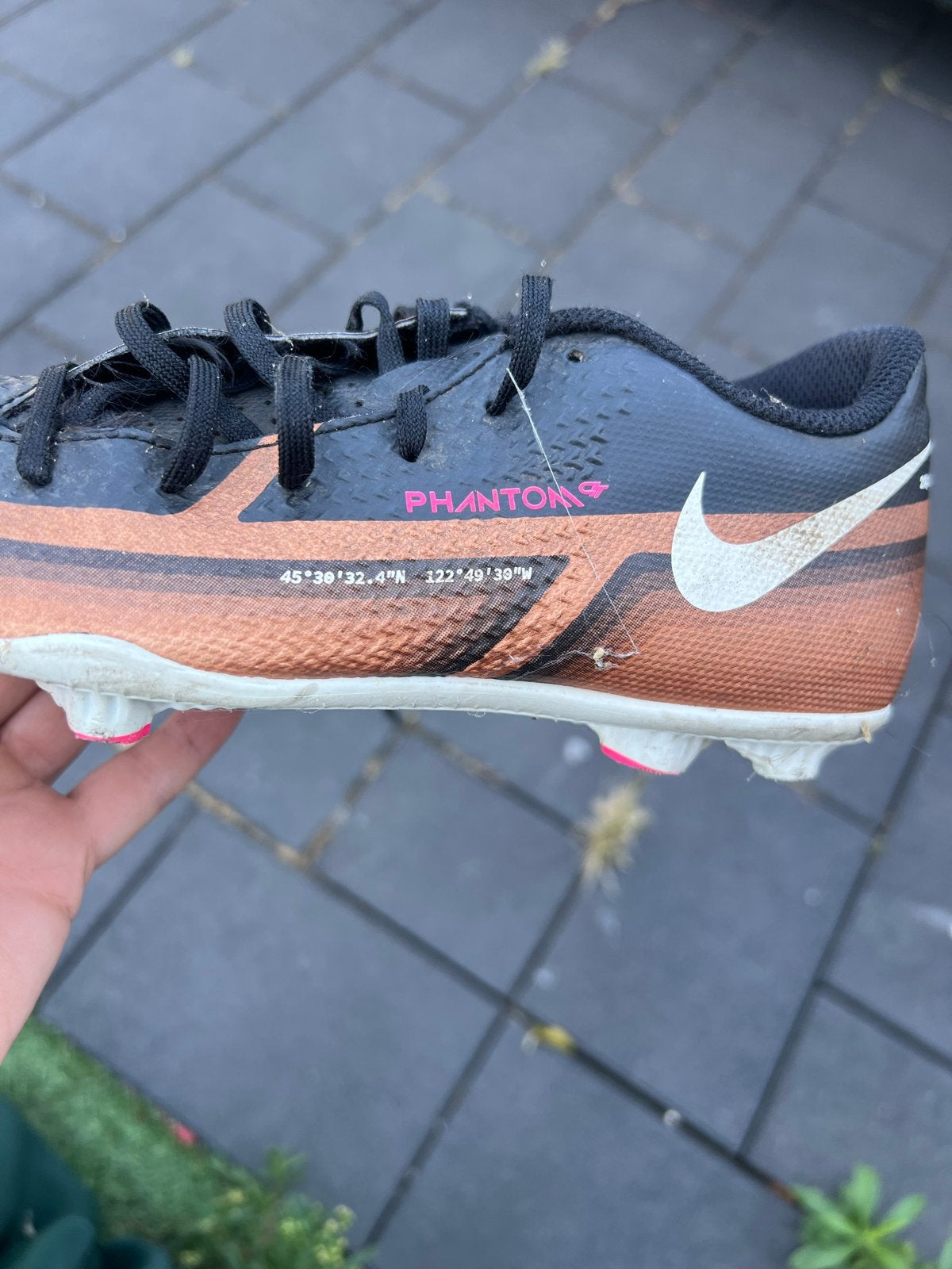 Nike Phantom voetbalschoenen maat 36, Ophalen, Zwart, Zo goed als nieuw, Voetbal