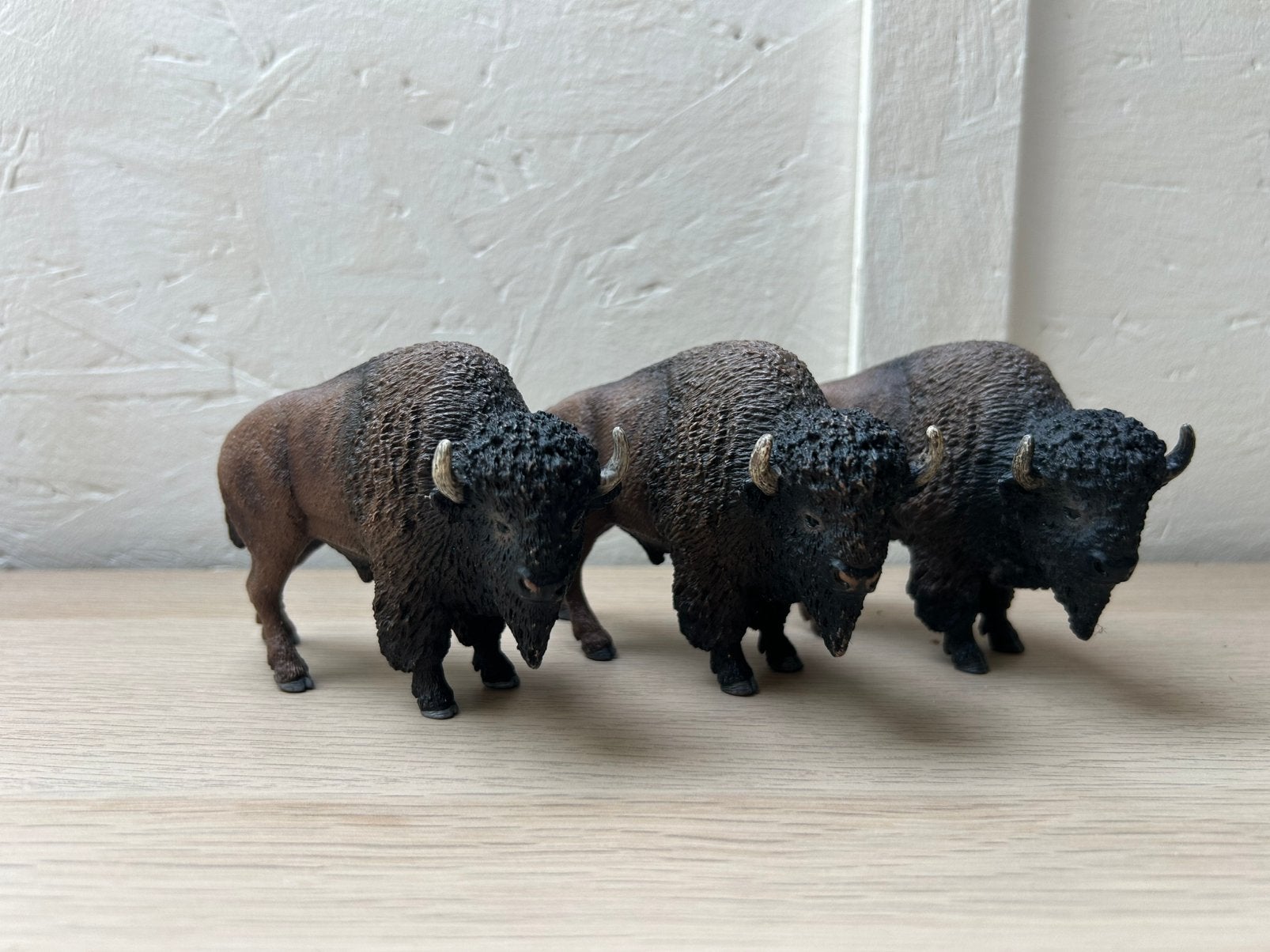 Schleich bizons, Ophalen of Verzenden, Zo goed als nieuw, Paard, Beeldje of Figuurtje