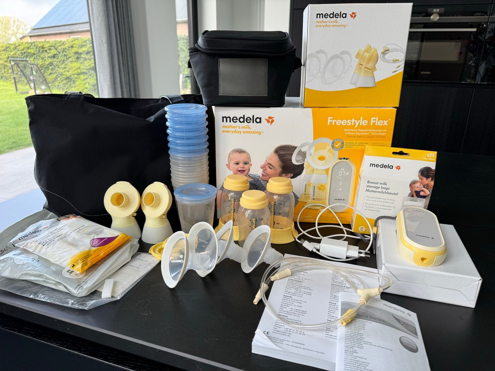 Medela Freestyle Flex Borstkolf Set - Compleet Pakket, Ophalen of Verzenden, Zo goed als nieuw