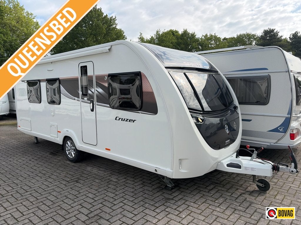 Sprite Cruzer 520 SR ATC/Etuiluifel, Caravans en Kamperen, Standaardzit, Bedrijf, Schokbreker, Overige typen