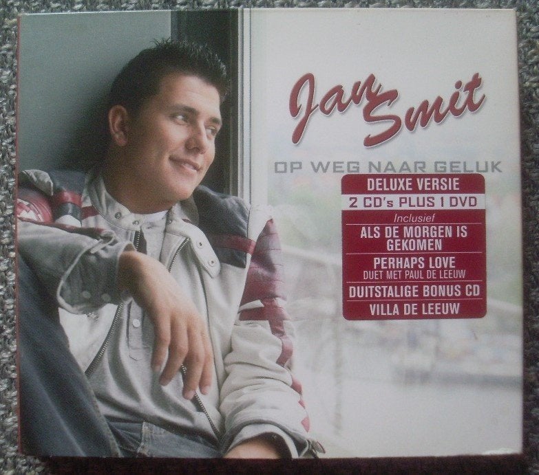 Jan Smit - Op Weg Naar Geluk (Deluxe versie) 2CD + DVD, Digipak, Ophalen of Verzenden, Zo goed als nieuw, Pop