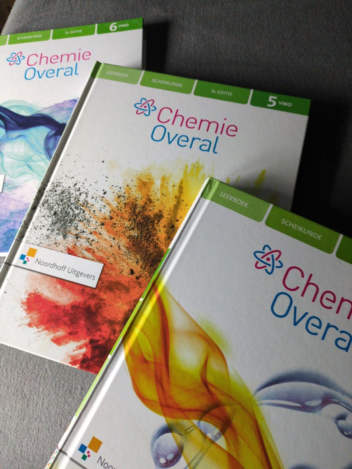 Chemie Overal 5e ed vwo 4, 5 er n 6 leerboeken, Ophalen of Verzenden, Zo goed als nieuw, VWO, Scheikunde