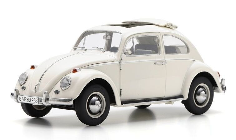 VW Kever '63, wit / Schuco / 1:18, Overige merken, Schuco, Auto, Nieuw