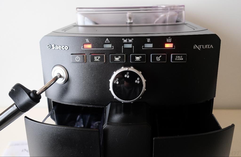 Saeco HD8750 Intuita Volautomatische Espresso Machine, Gebruikt, Espresso apparaat, 10 kopjes of meer, Afneembaar waterreservoir