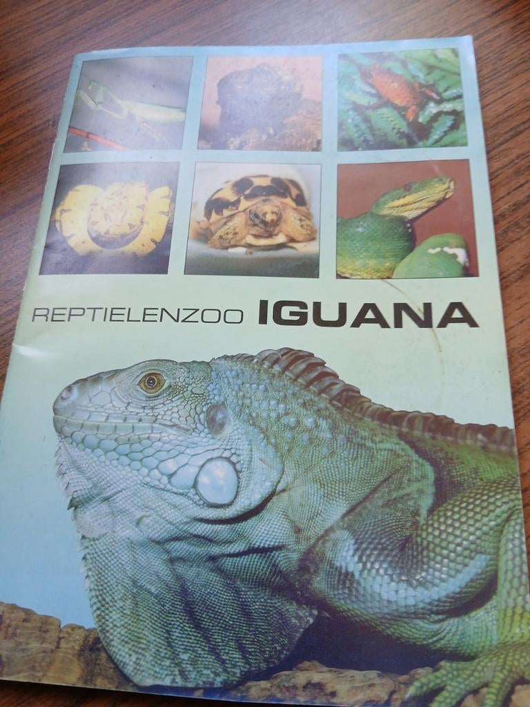 Reptielenzoo Iguana - Boek over reptielen, Ophalen of Verzenden, Gelezen, Overige onderwerpen, Onbekend