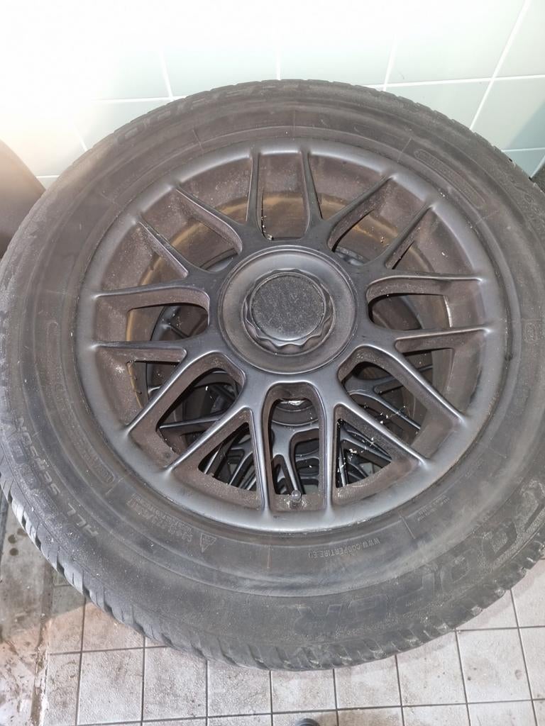 17 inch Wielenset - 225/65R17 all season VW, AUDI, Skoda / S, Auto-onderdelen, Banden en Velgen, Gebruikt, Banden en Velgen, 17 inch
