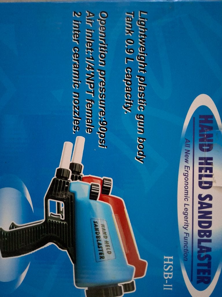 Hand zand straalpistool, Ophalen, Nieuw, Overige soorten