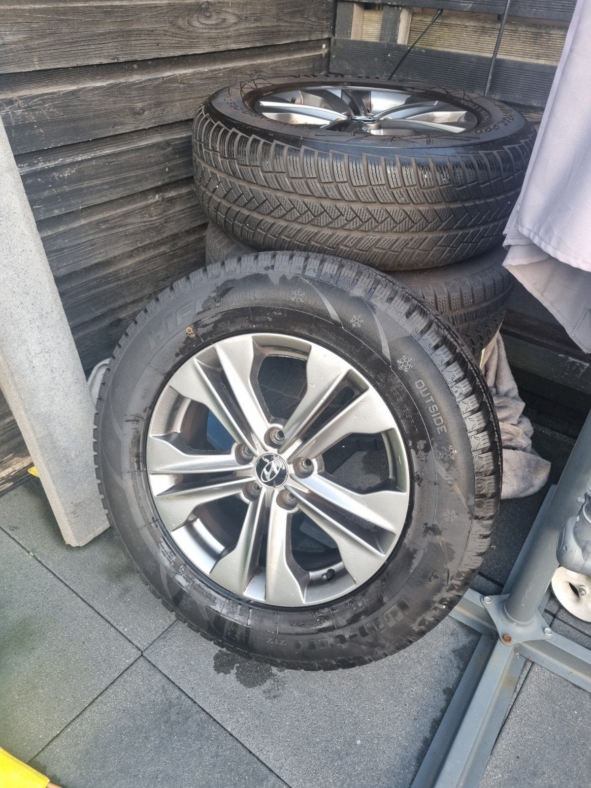Hyundai IX35/Tucson/Kia 17 inch Velgen, Ophalen, Gebruikt, Velg(en), 17 inch