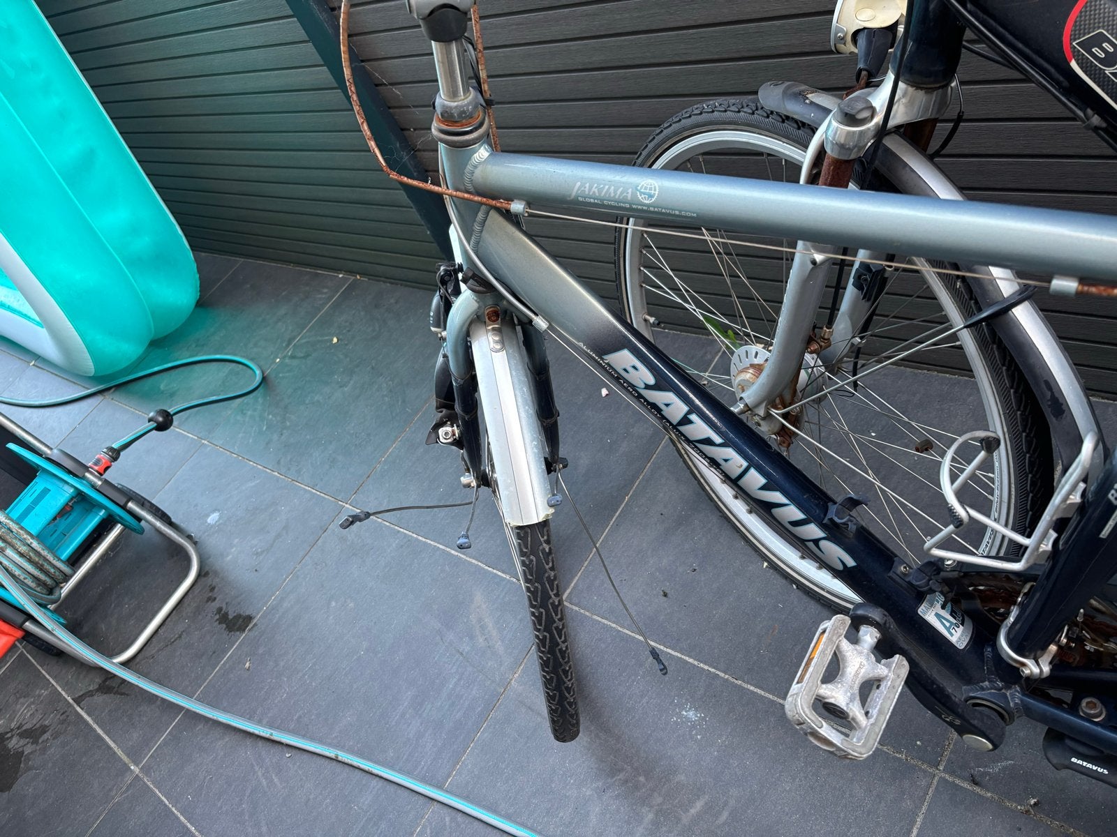 2 Batavus fietsen met kinderzitje, Ophalen, Gebruikt, Velgrem, Versnellingen