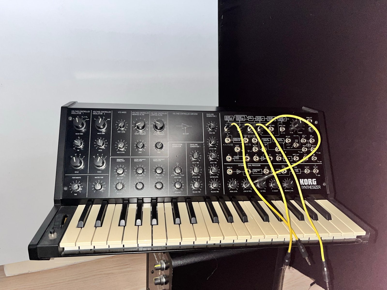 Korg MS-20 Mini Analoge Synthesizer, Muziek en Instrumenten, Synthesizers, Ophalen, Gebruikt, Overige aantallen, Korg