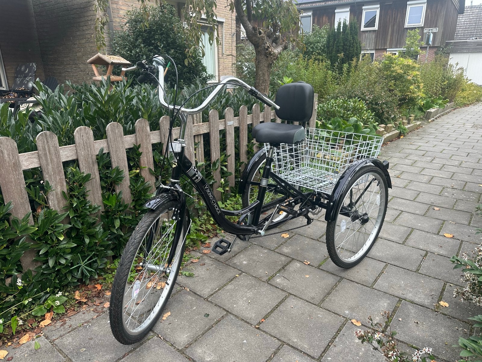 Viking Chopper driewieler - Zwart - 7 versnellingen - Nieuw, Ophalen of Verzenden, Nieuw, Velgrem