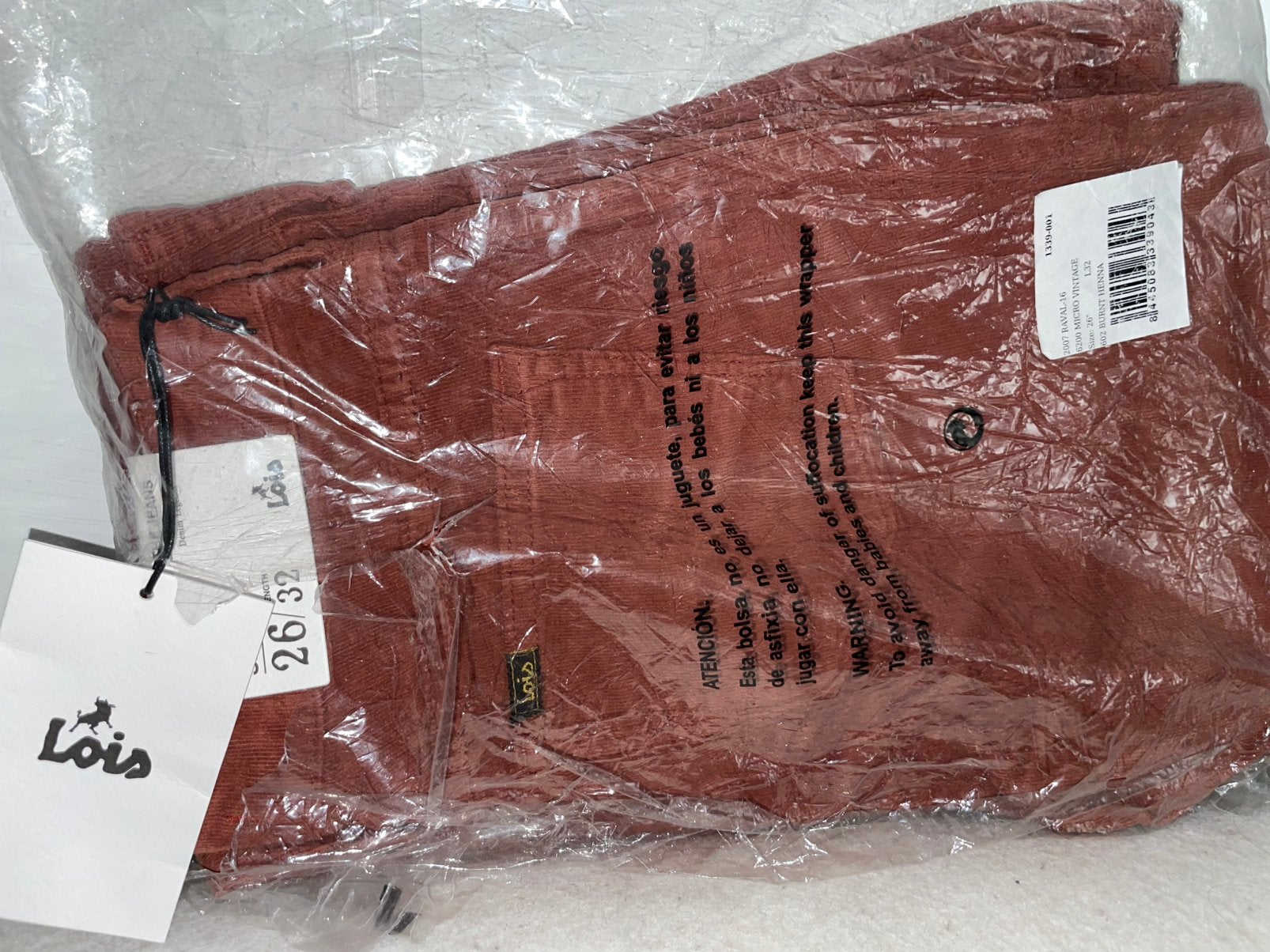 Lois bordeaux rood maat 26 lengte 32 nieuw raval, Kleding | Dames, Broeken en Pantalons, Ophalen of Verzenden, Zo goed als nieuw