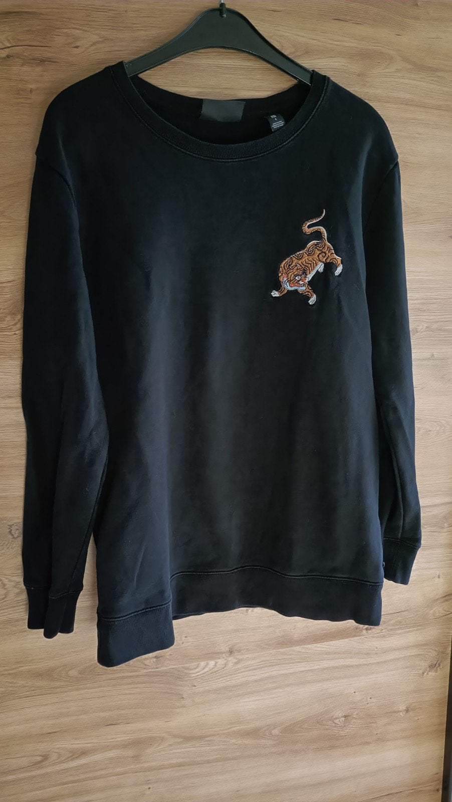 Scotch & Soda Maison Scotch sweater met tijgerprint, Zwart, Scotch & Soda, Ophalen of Verzenden, Zo goed als nieuw