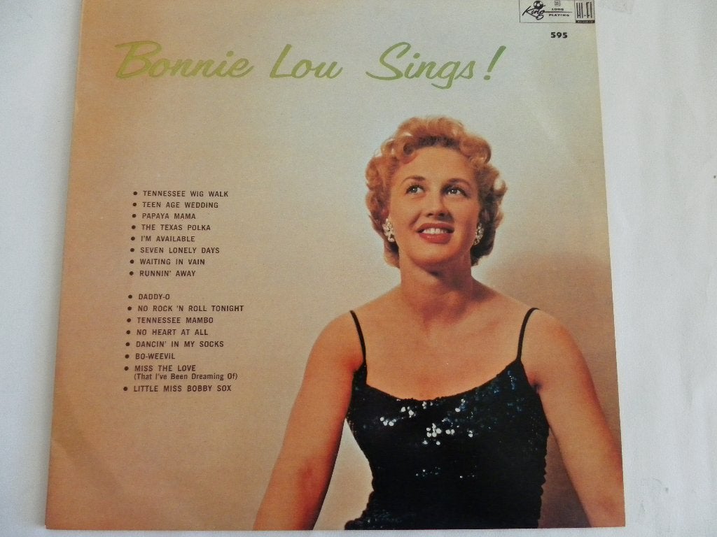 LP Bonnie Lou - Bonnie Lou Sings, Ophalen of Verzenden, Gebruikt, 12 inch