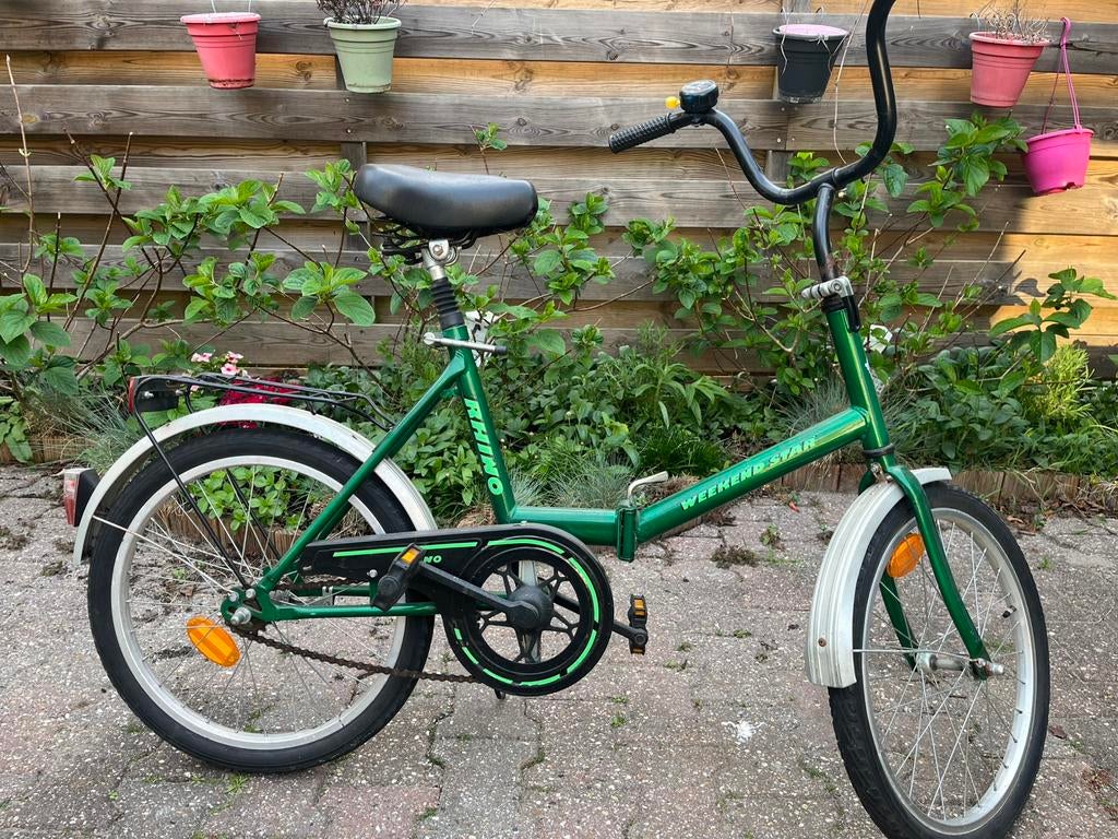 Eenvoudige vouwfiets, Ophalen, Gebruikt, Terugtraprem, 18 tot 20 inch