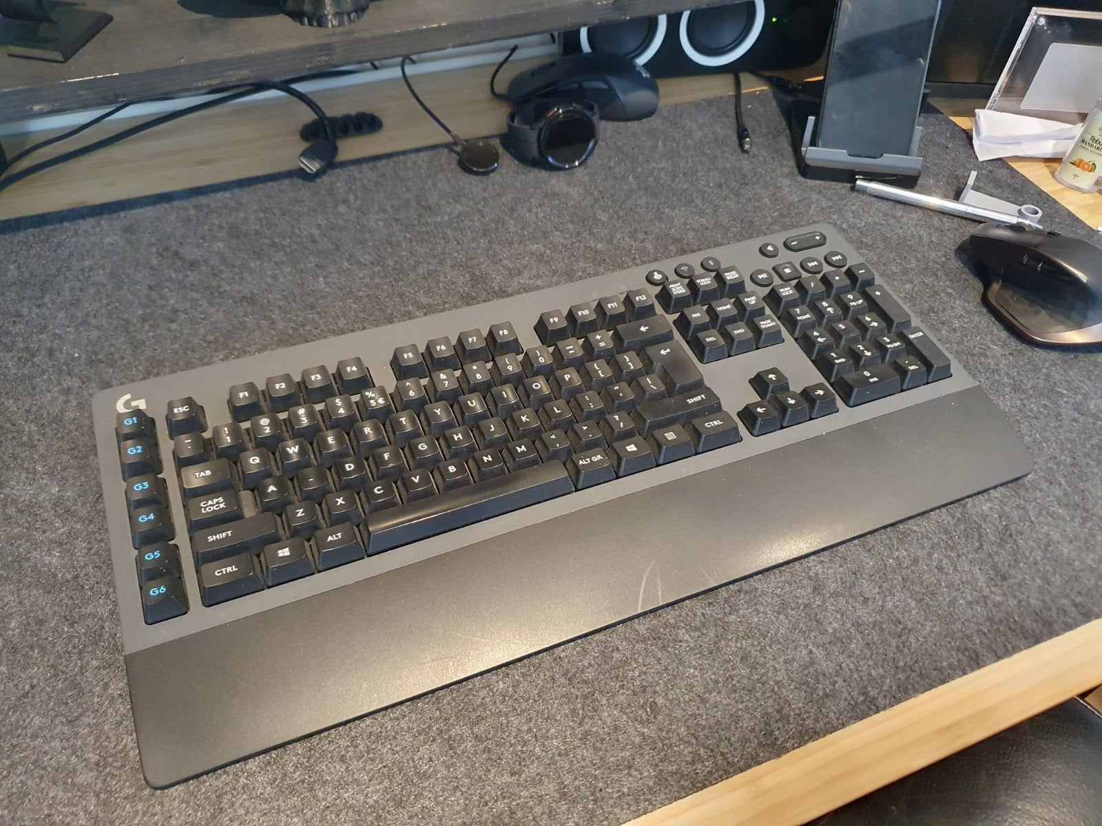 Logitech G613 Draadloos Mechanisch Keyboard, Multimediatoetsen, Logitech, Ophalen of Verzenden, Zo goed als nieuw