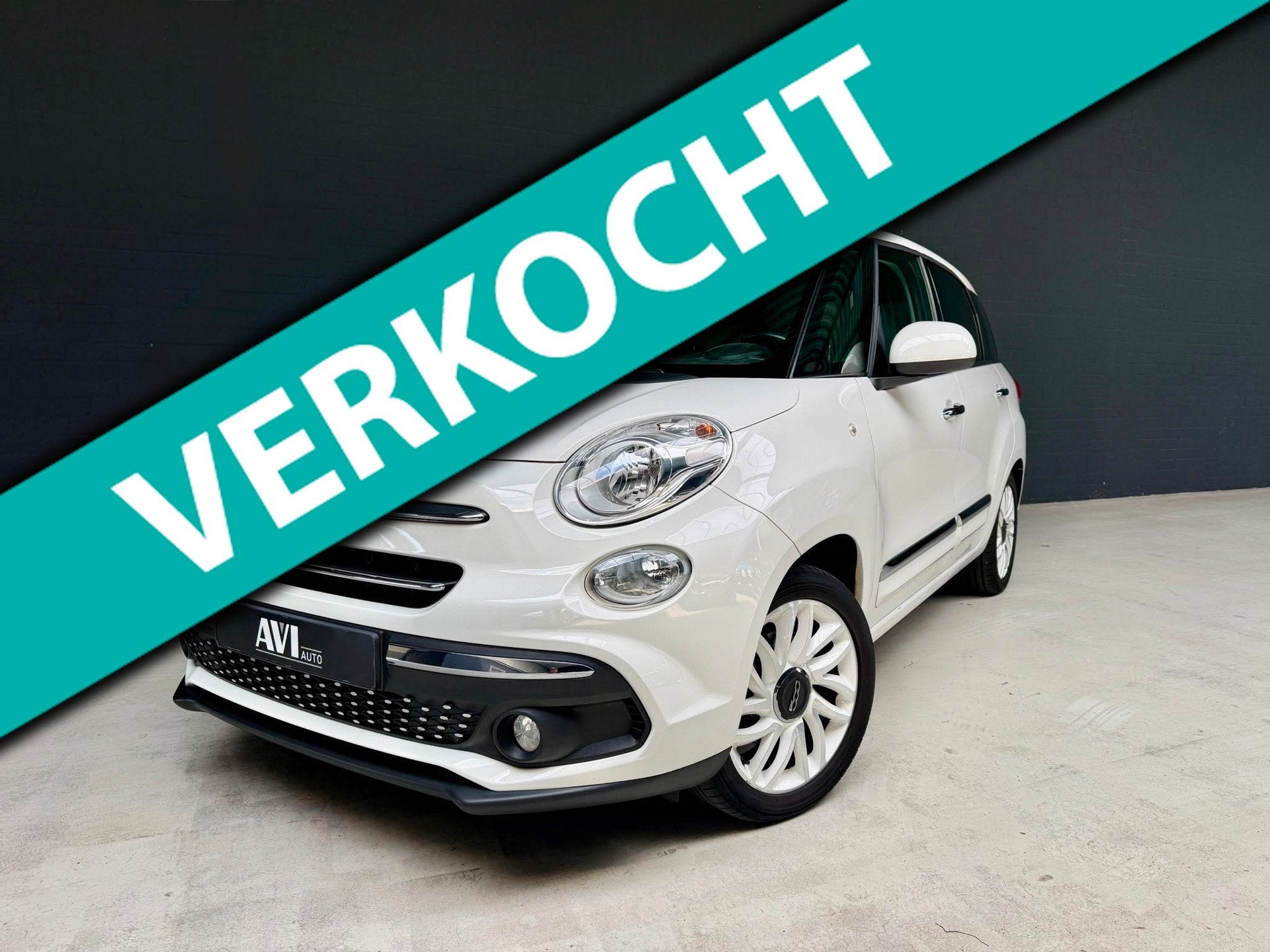 Fiat 500 L Wagon 0.9 TwinAir Lounge 7p. 1e Eigenaar NAP, Auto's, Fiat, Gebruikt, 7 stoelen, Wit, Bedrijf