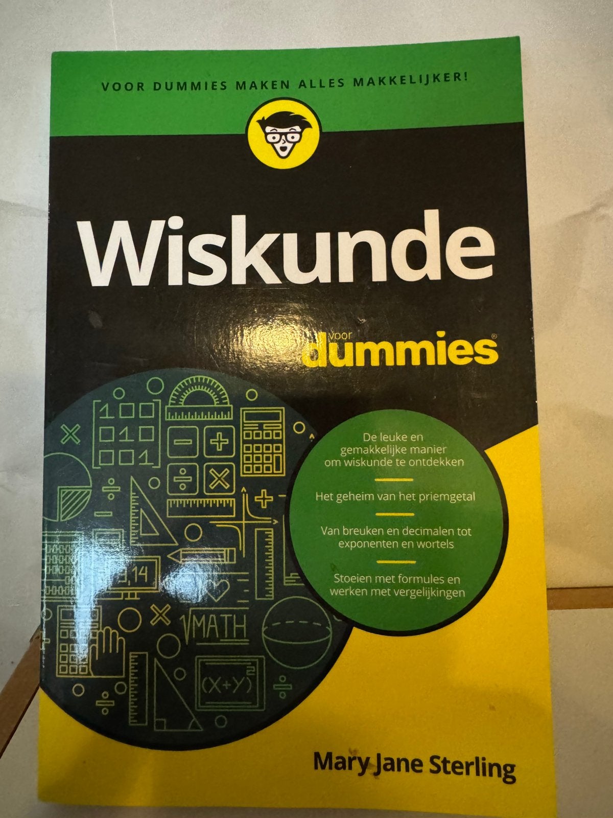 Wiskunde voor dummies - Mary Jane Sterling, Boeken, Informatica en Computer, Nieuw, Ophalen of Verzenden, Mary Jane Sterling, Overige onderwerpen