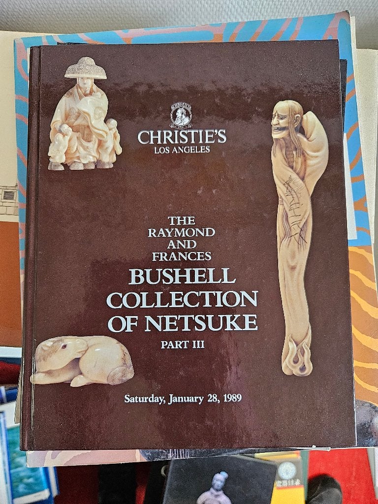 Christie’s Catalogus Netsuke - Raymond Bushell Deel 3 (1989), Beeldhouwkunst, Zo goed als nieuw, Raymond Bushell, Ophalen of Verzenden