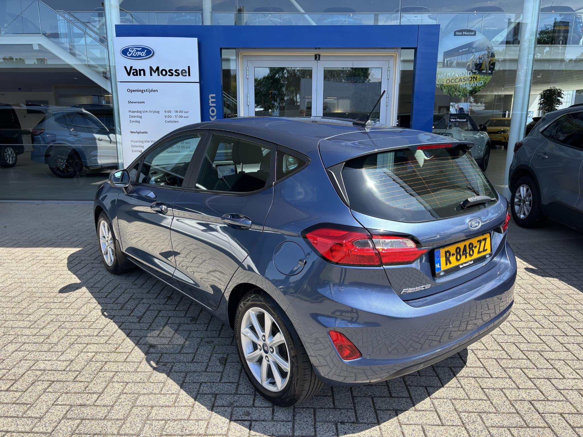 Ford Fiesta 1.0 EcoBoost Connected | Stoel/stuur voorruitver, Voorwielaandrijving, 12 maanden, Gebruikt, Blauw