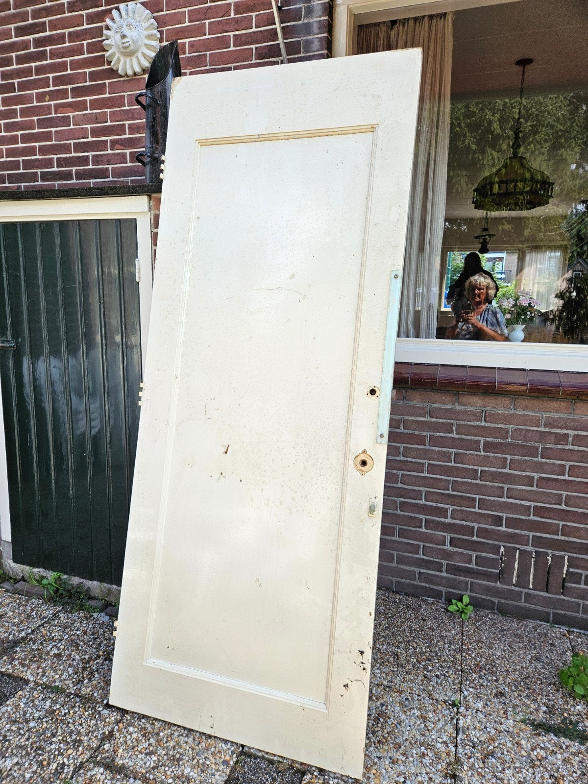 4 paneeldeuren, Ophalen, Gebruikt, Binnendeur, 200 tot 215 cm