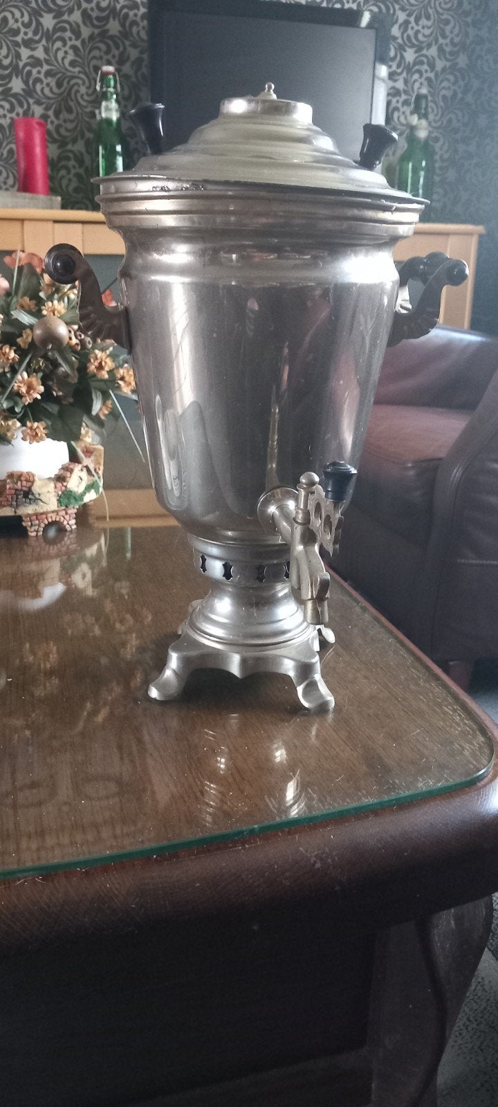 Antieke Samovar - Klassieke Russische Theemaker, Ophalen of Verzenden