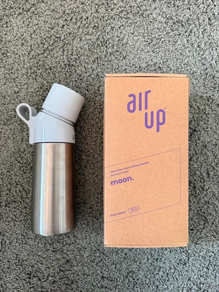 Air up 400 ml wit steel ZOGN, Ophalen of Verzenden, Zo goed als nieuw
