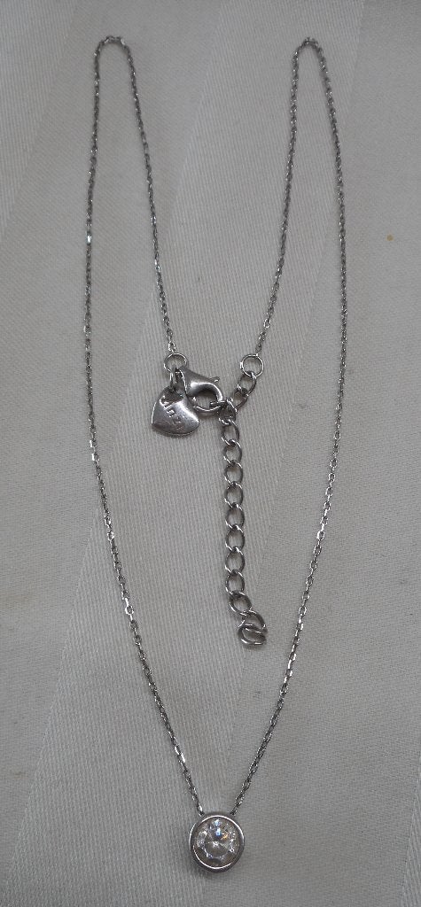 Zilveren verstelbare Zinzi ketting met hanger nr.1132, Sieraden, Tassen en Uiterlijk, Kettingen, Verstelbaar, Verzenden, Zo goed als nieuw