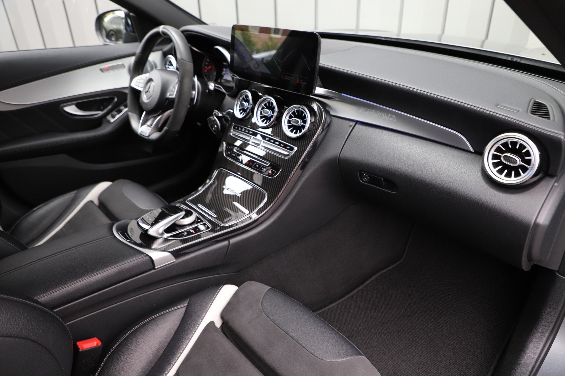Mercedes-Benz C-Klasse AMG 63 S | 510PK | Burmester | Sfeerv, Auto's, Automaat, Achterwielaandrijving, Gebruikt, 510 pk