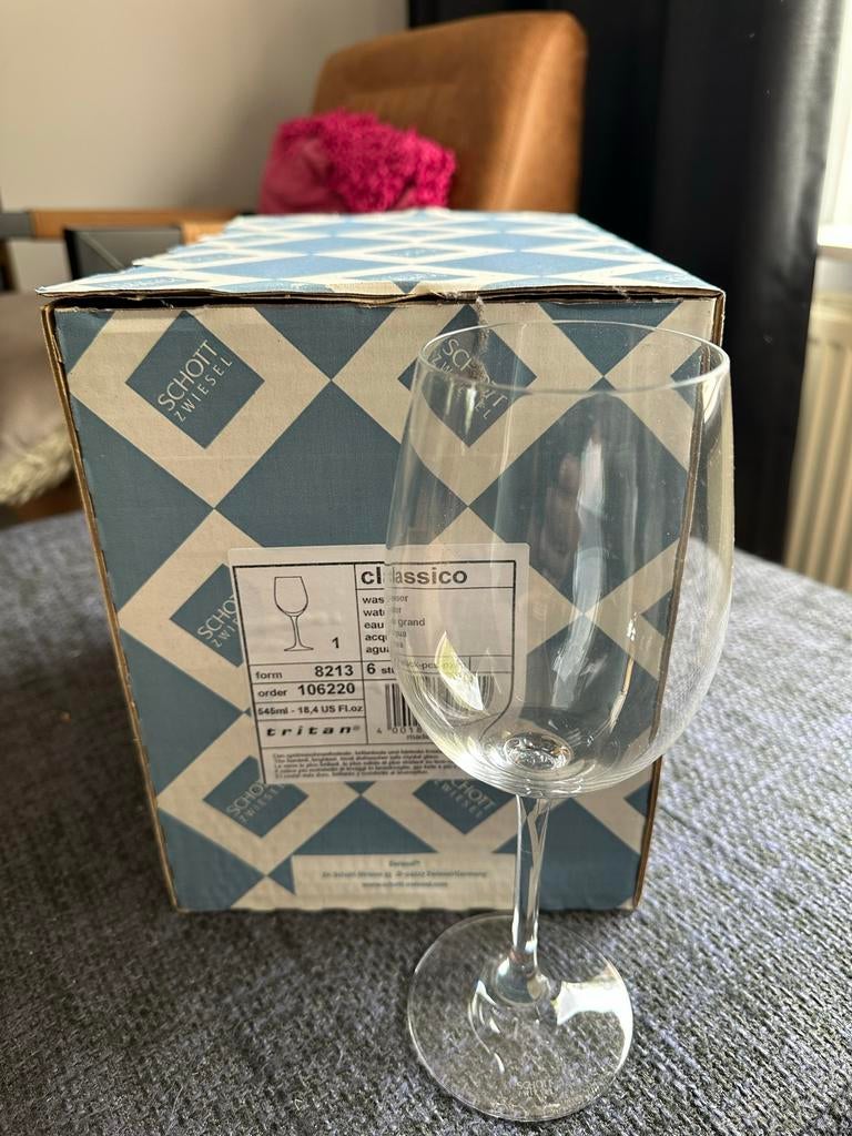 Schott Zwiesel Classico Kristallen Wijn- en Champagneglazen, Antiek en Kunst, Antiek | Glas en Kristal, Ophalen