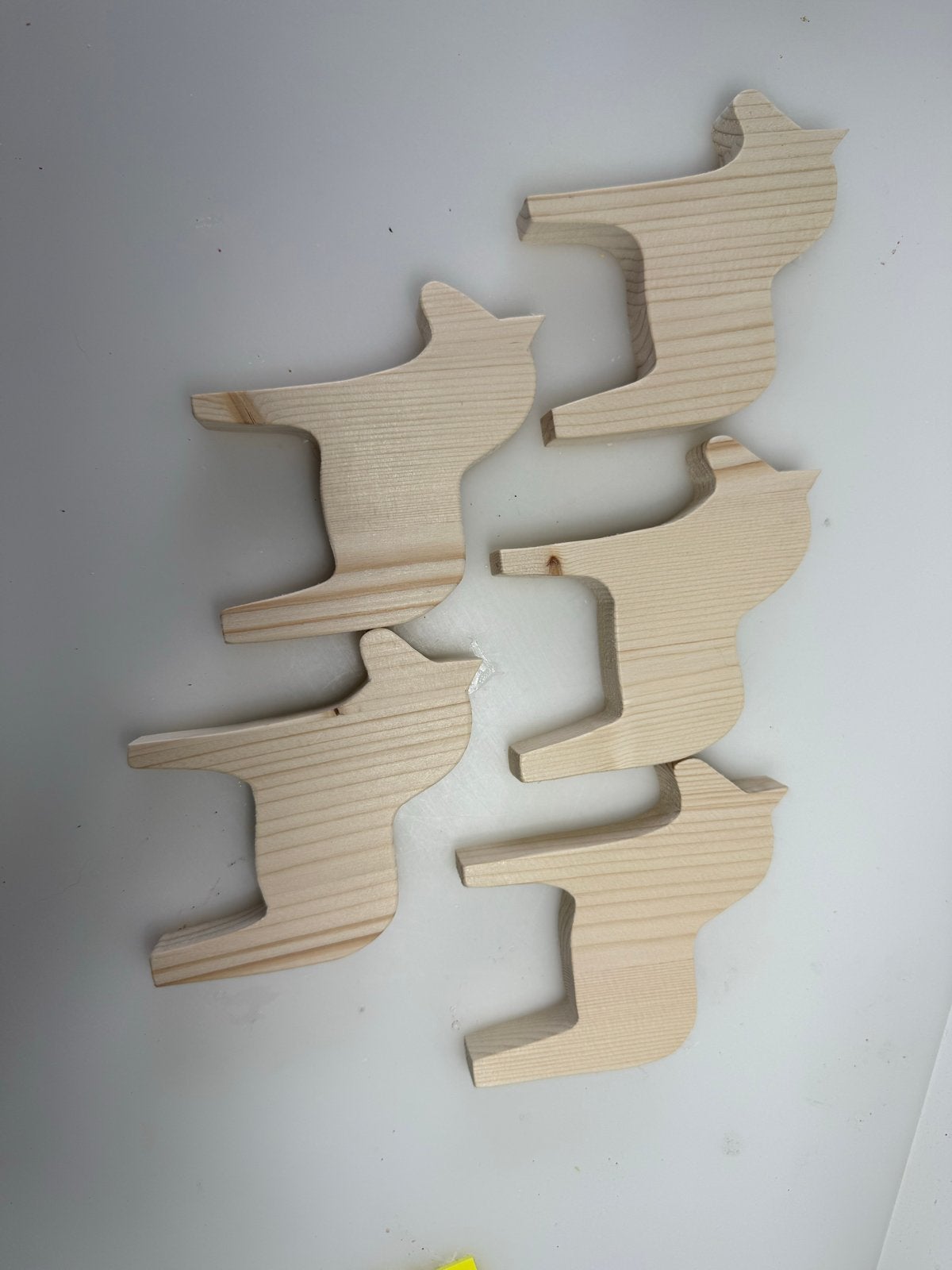 Houten paardjes - Onbeschilderd (10x10 cm), Ophalen of Verzenden, Nieuw