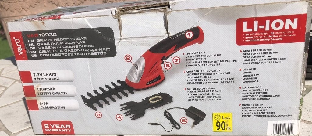 Grasschaar oplaadbaar, Tuin en Terras, Ophalen of Verzenden, Gebruikt, Onkruidsteker, Overige merken