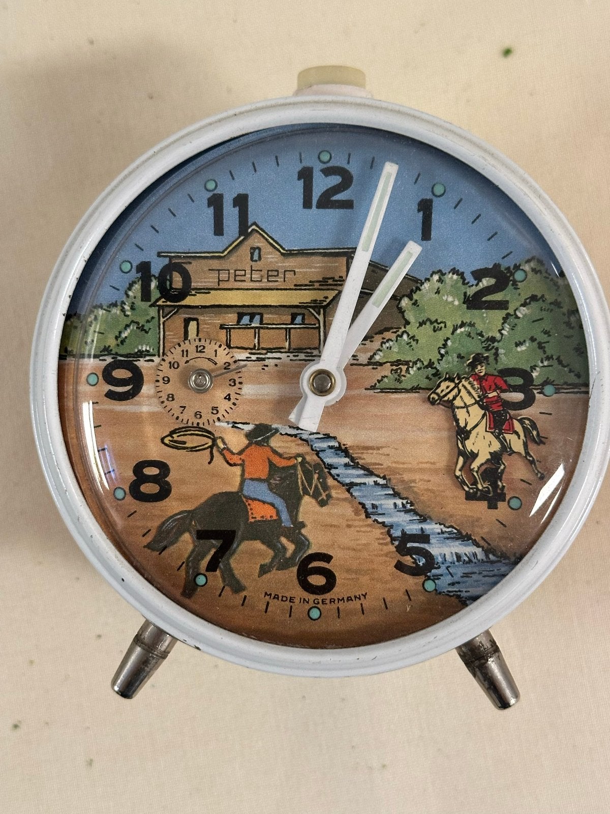 Vintage Peter Wekker - Western Thema met Paarden, Ophalen of Verzenden