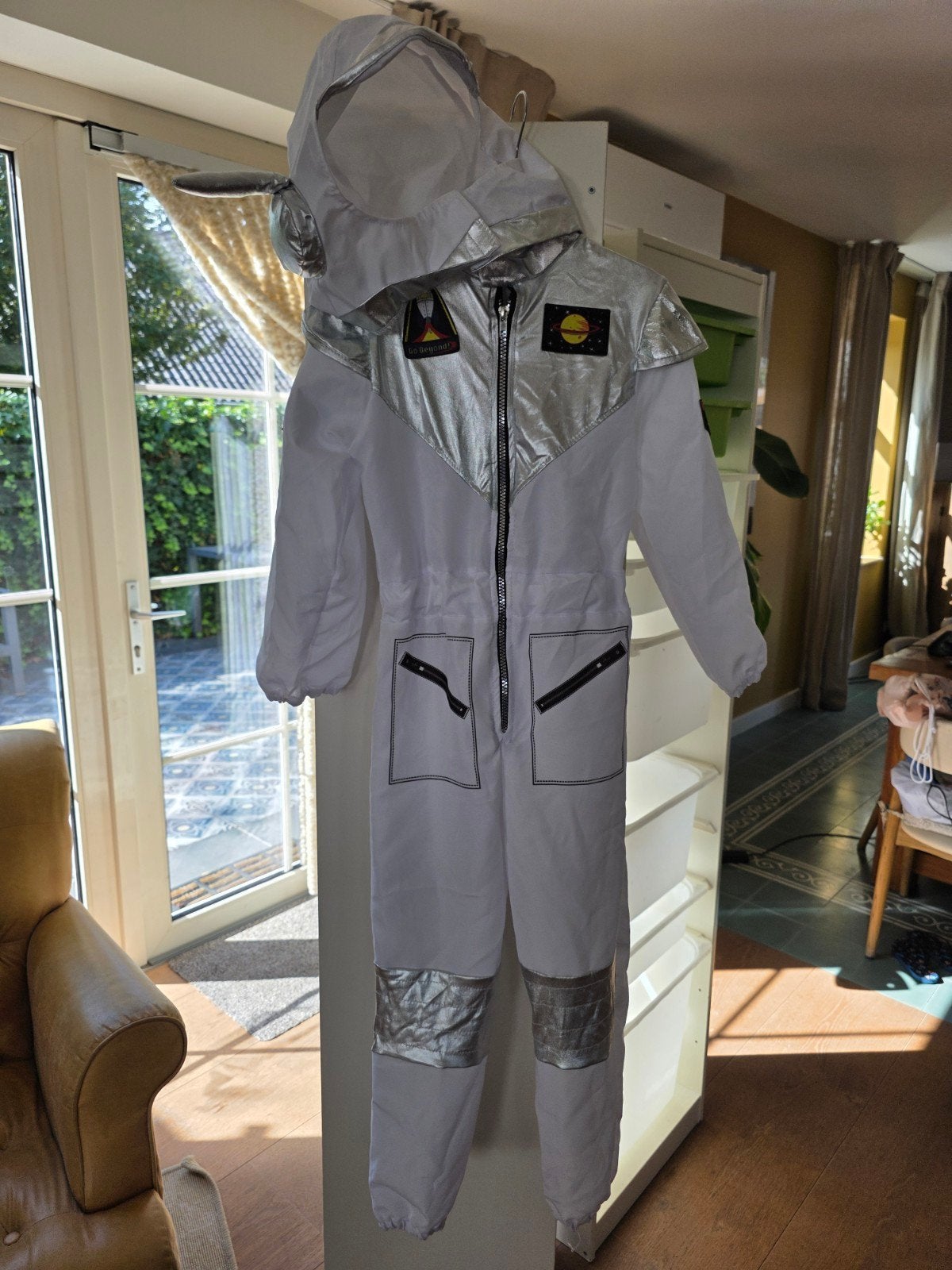 Astronautenpak voor kinderen  128-134, Kinderen en Baby's, Ophalen of Verzenden, Zo goed als nieuw, 122 t/m 128, Jongen of Meisje