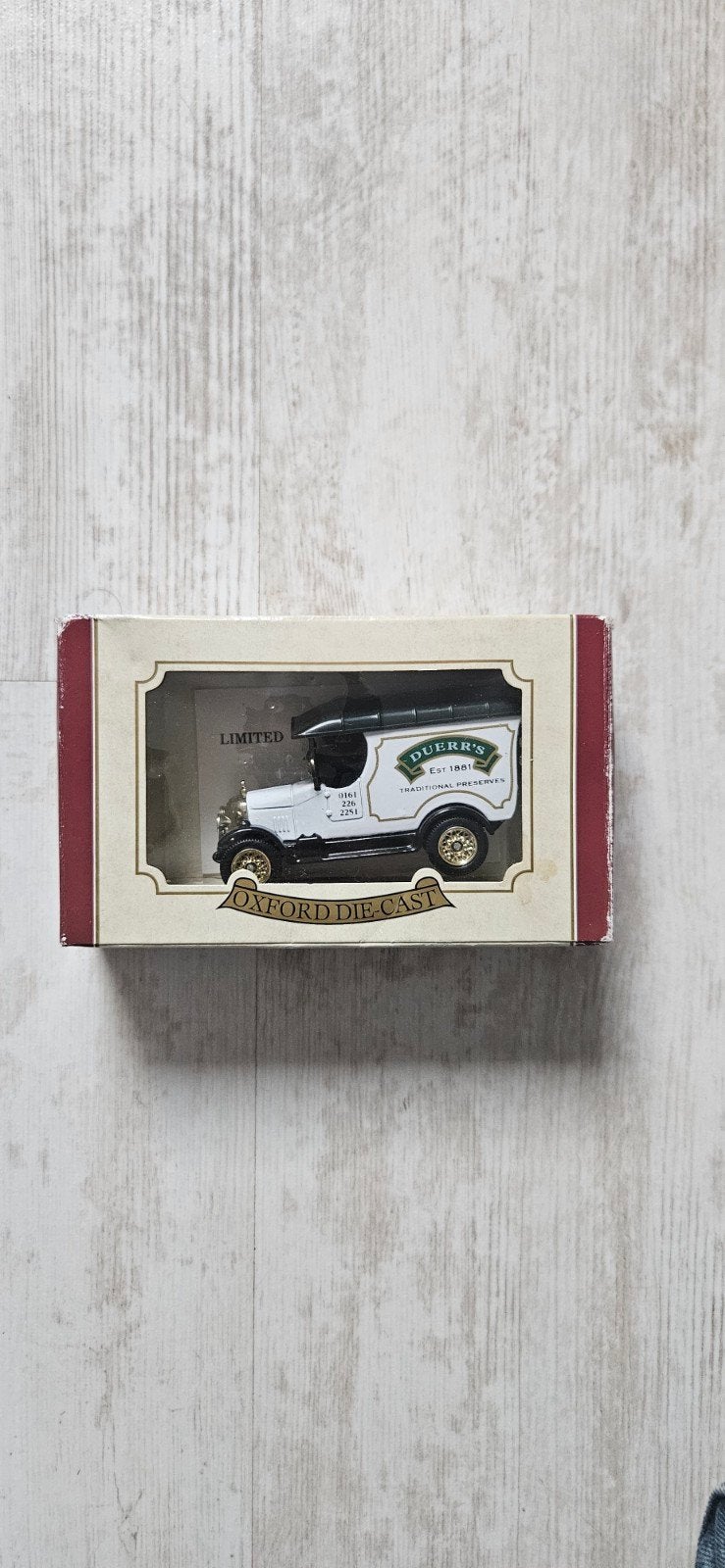 Oxford Diecast Duerrs Jam, Ophalen of Verzenden, Zo goed als nieuw, Auto