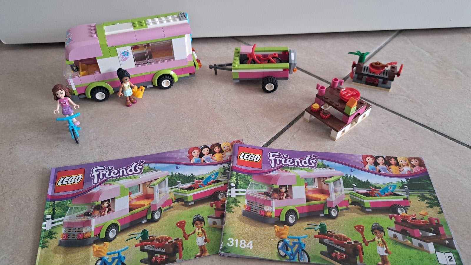 Lego friends Coole Camper 3184, Lego, Friends, Ophalen of Verzenden, Zo goed als nieuw