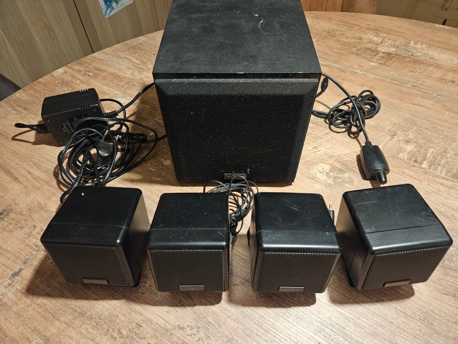 creative cambridge soundworks fps1600 4.1 surround speakers