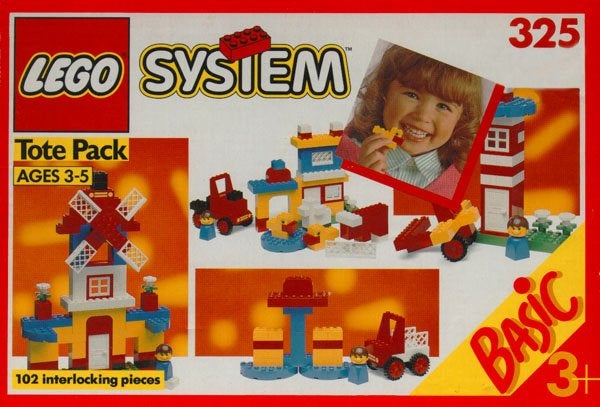 LEGO 325 Basic Building Set (Basic) - Compleet, Gebruikt, Lego, Ophalen of Verzenden, Compleet