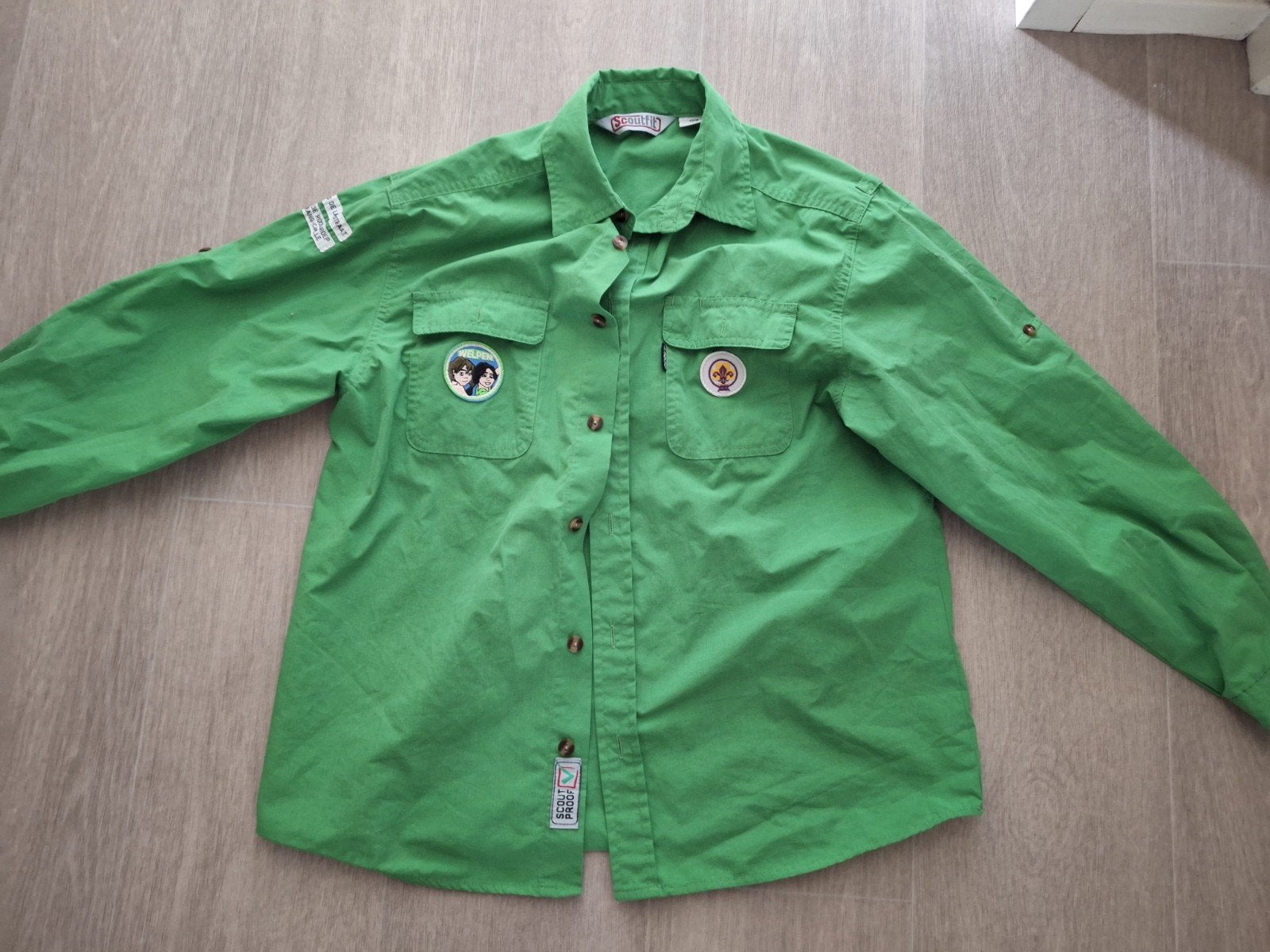 Scouting blouse groen, Ophalen of Verzenden, Gebruikt, Kleding