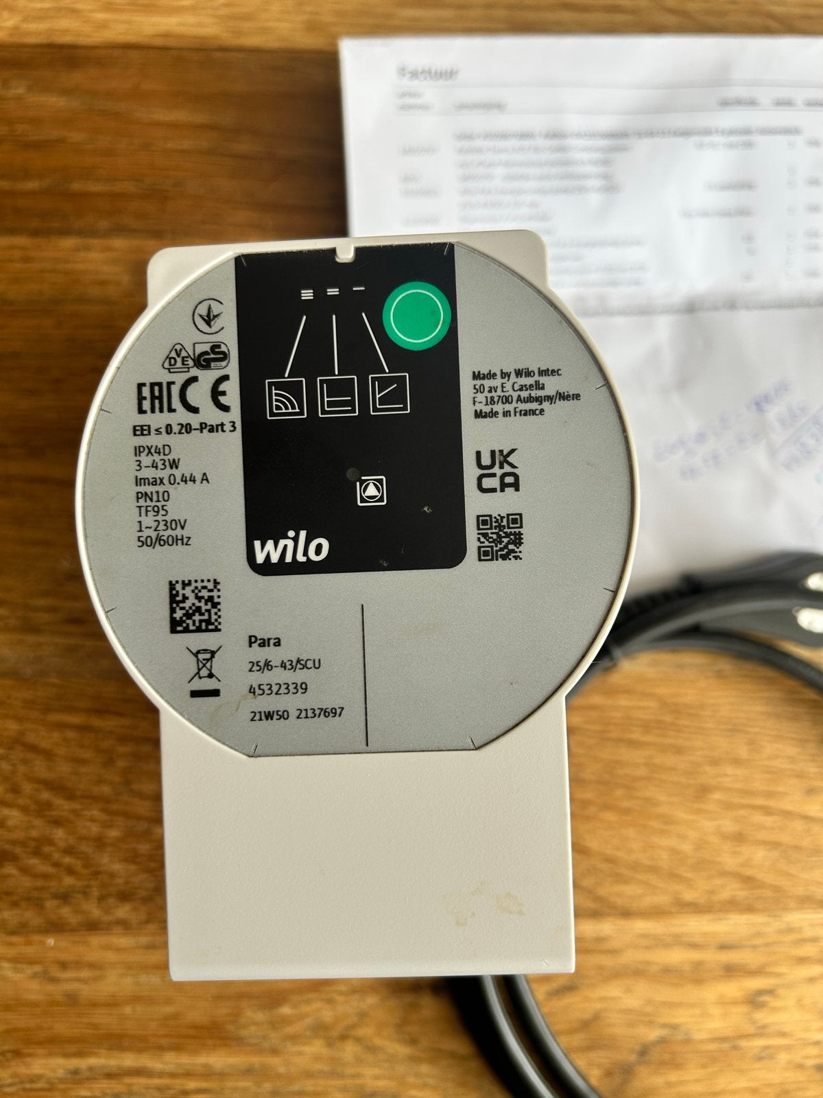 Wilo energiezuinige pomp 25/6-43/SCU, Minder dan 30 cm, Overige typen, Nieuw, Minder dan 60 cm