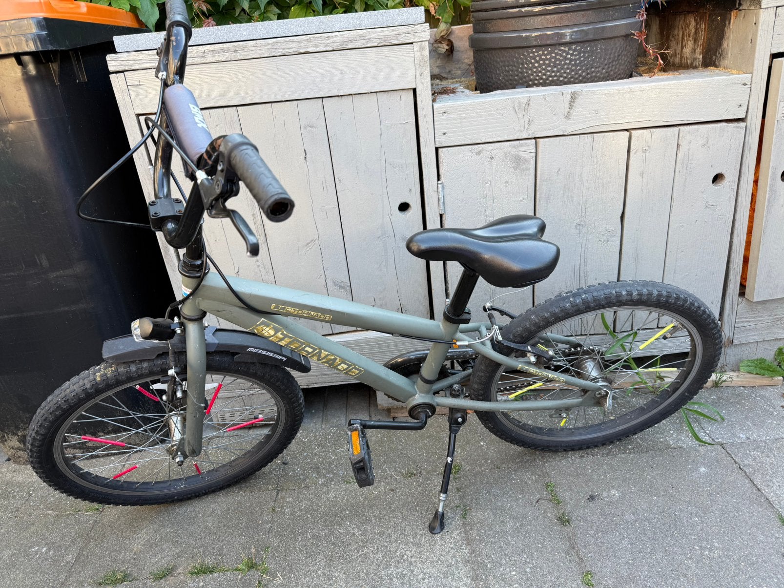 Jongensfiets 20 inch, Fietsen en Brommers, Fietsen | Crossfietsen en BMX, Ophalen, Terugtraprem, Gebruikt, Staal