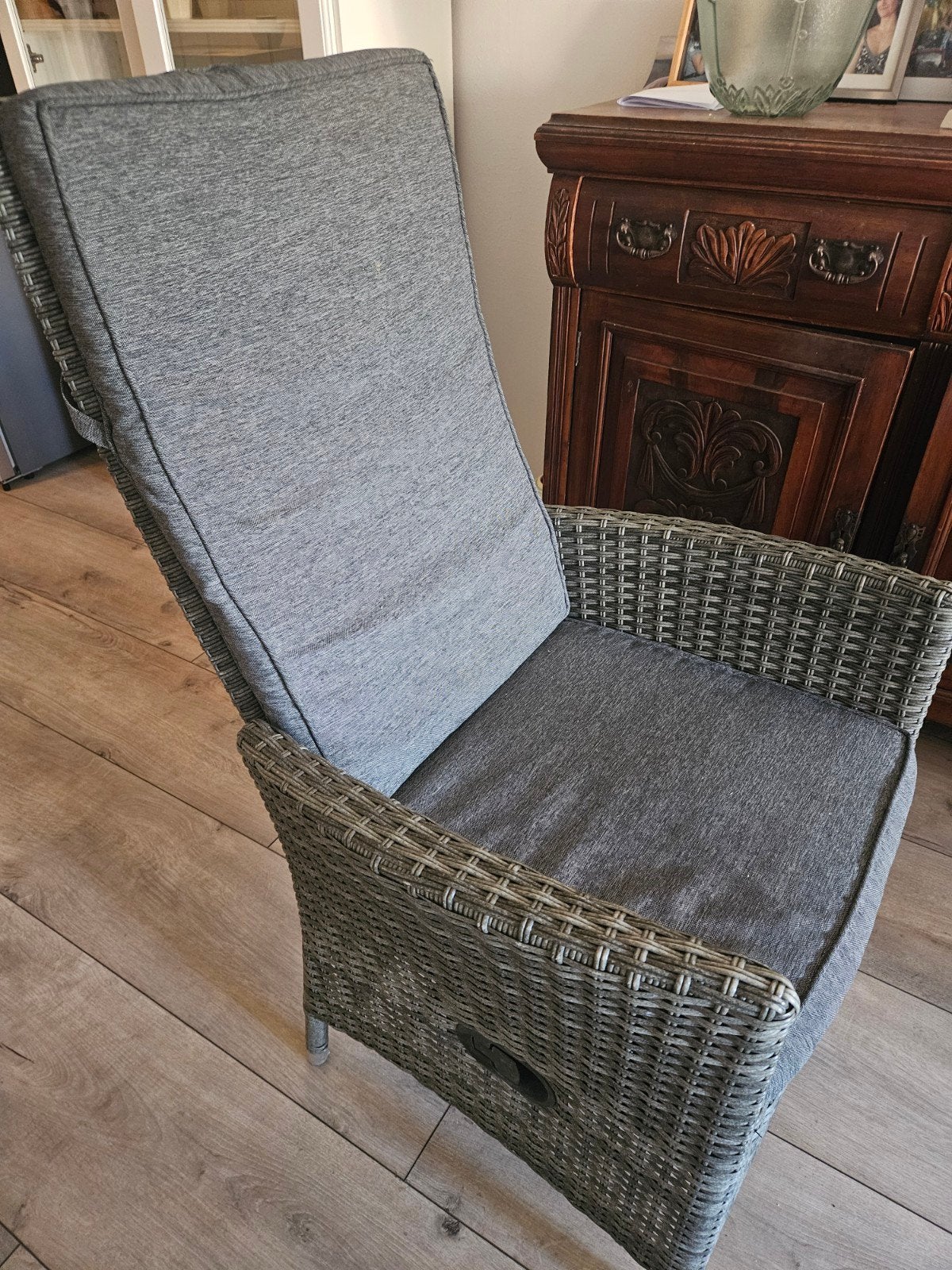 Tuinstoel VERSTELBAAR Domani Furniture, Ophalen of Verzenden, Zo goed als nieuw, Kunststof, Verstelbaar