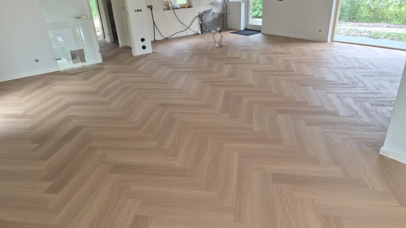 Pvc visgraat Ambiant Spigato Estino Dark Oak 1611, Ophalen, Nieuw, 75 m² of meer